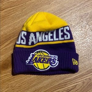 Lakers beanie youth child